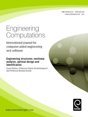 cover image of Engineering Computations, Volume 22, Issue 5 & 6